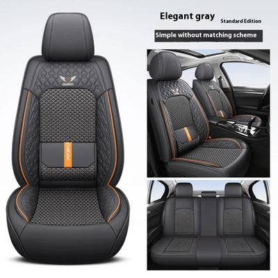 Housse de Siège Auto Cuir Nappa 5 Places Lombaire - packshot studio - Becquet Voiture