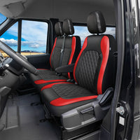 Housse de Siège Auto Cuir Universelle 2+1 Places - vue arrière - Becquet Voiture