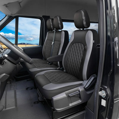 Housse de Siège Auto Cuir Universelle 2+1 Places - vue de profil - Becquet Voiture