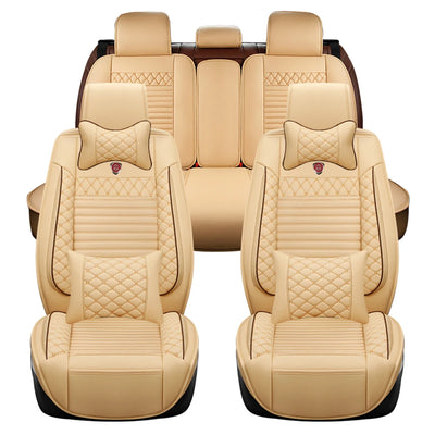 Housse de Siège Auto Cuir Universelle 5 Places - packshot studio 2 - Becquet Voiture