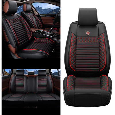 Housse de Siège Auto Cuir Universelle 5 Places - vue arrière - Becquet Voiture