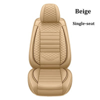Housse de Siège Auto Cuir Universelle Support Lombaire - vue arrière 2 - Becquet Voiture