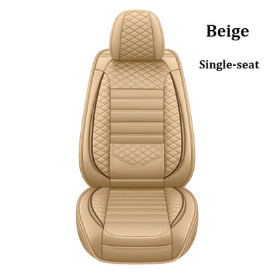 Housse de Siège Auto Cuir Universelle Support Lombaire - vue arrière 2 - Becquet Voiture