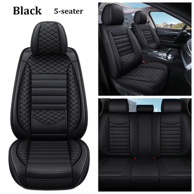 Housse de Siège Auto Cuir Universelle Support Lombaire - vue de dessus - Becquet Voiture