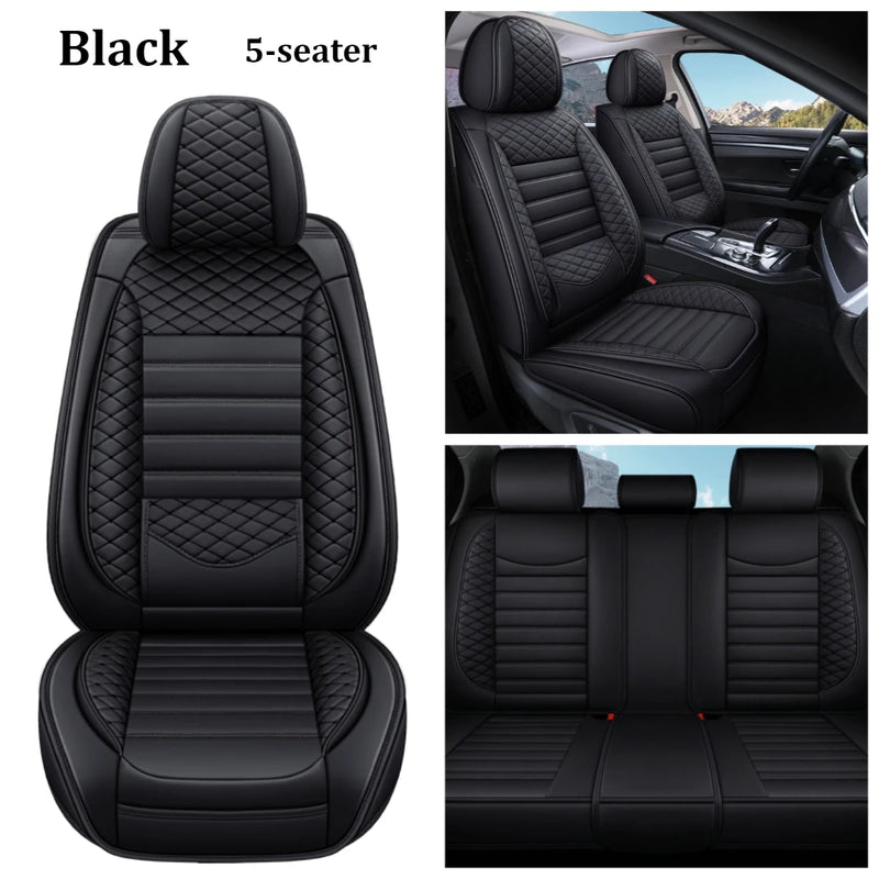 Housse de Siège Auto Cuir Universelle Support Lombaire - vue de dessus - Becquet Voiture