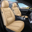 Housse de Siège Auto Cuir Universelle Support Lombaire