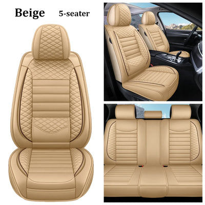 Housse de Siège Auto Cuir Universelle Support Lombaire - vue de profil 2 - Becquet Voiture