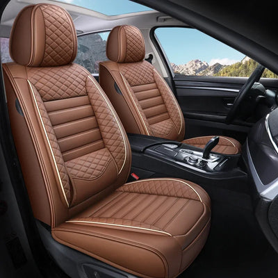 Housse de Siège Auto Cuir Universelle Support Lombaire - vue de profil - Becquet Voiture
