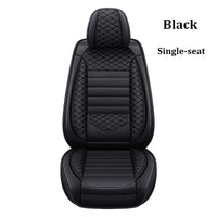 Housse de Siège Auto Cuir Universelle Support Lombaire - vue de trois-quarts 2 - Becquet Voiture