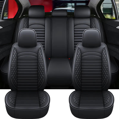 Housse de Siège BMW Série 1 E81 E82 F20 F21 F40 Cuir PU - vue de face - Becquet Voiture