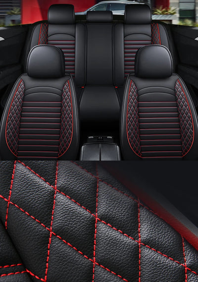 Housse de Siège BMW Série 1 E81 E82 F20 F21 F40 Cuir PU - vue de trois-quarts 2 - Becquet Voiture