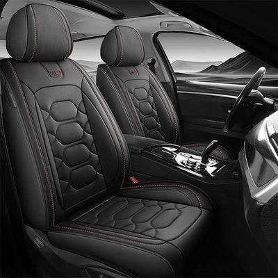 Housse de Siège BMW Série 1 E81 E87 F20 Cuir PU - vue de face - Becquet Voiture