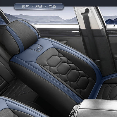 Housse de Siège BMW Série 1 E81 E87 F20 Cuir PU - vue de trois-quarts - Becquet Voiture