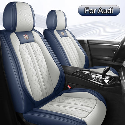 Housse de Siege Cuir Audi A1 A3 A4 A6 Q3 Q5 e-tron - installé sur véhicule - Becquet Voiture