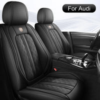 Housse de Siege Cuir Audi A1 A3 A4 A6 Q3 Q5 e-tron - vue de face - Becquet Voiture