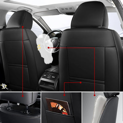 Housse de Siege Cuir Audi A1 A3 A4 A6 Q3 Q5 e-tron - vue de profil - Becquet Voiture