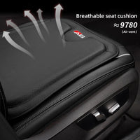 Breathable Leather Seat Cover Audi A1 A3 A4 Q3 Q7 - three-quarter view - Becquet Voiture