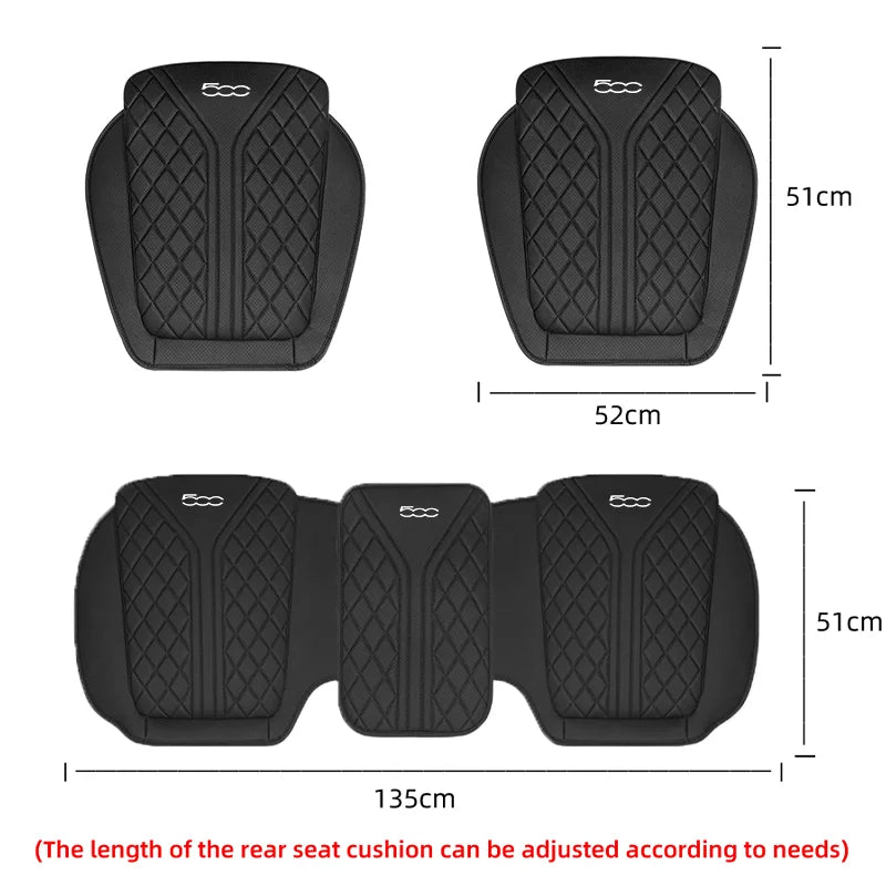Seat Cover Fiat 500 Abarth 500C 500X 500L - studio packshot - Becquet Voiture