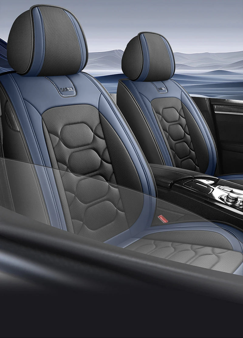 Housse de Siège Hyundai Tucson Kona ix35 Cuir PU - détail du montage - Becquet Voiture