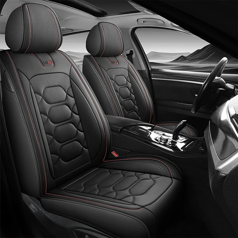 Housse de Siège Hyundai Tucson Kona ix35 Cuir PU - vue de face - Becquet Voiture