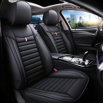Housse de Siège Kia Soul Audi Q3 BMW X1 X3 Cuir PU Universel - détail du montage - Becquet Voiture