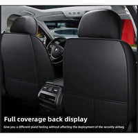 Nissan X-Trail Teana Sentra Murano PU Leather Seat Covers - fitted on vehicle - Becquet Voiture