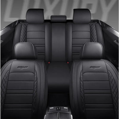 Housse de Siège Peugeot 206 308 407 508 2008 3008 Cuir PU - vue de profil - Becquet Voiture