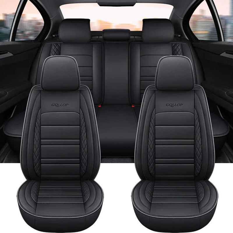 Housse de Siège Toyota Corolla Yaris Prius Cuir PU - vue arrière - Becquet Voiture
