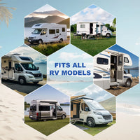 Dachabdeckung für Wohnmobil Oxford 210D UV-beständig - Rückansicht - Becquet Voiture