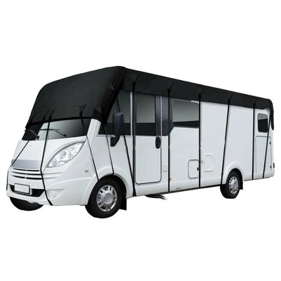 Housse de Toit Impermeable Caravane et Camping-Car 210D - détail du montage - Becquet Voiture