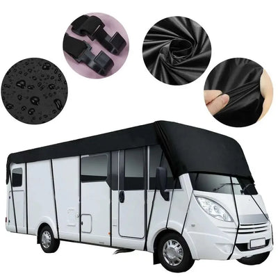 Housse de Toit Impermeable Caravane et Camping-Car 210D - vue arrière - Becquet Voiture