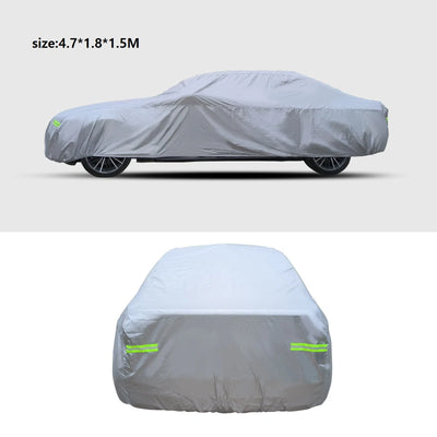Housse de Voiture Imperméable Universelle 470x180x150 - packshot studio - Becquet Voiture