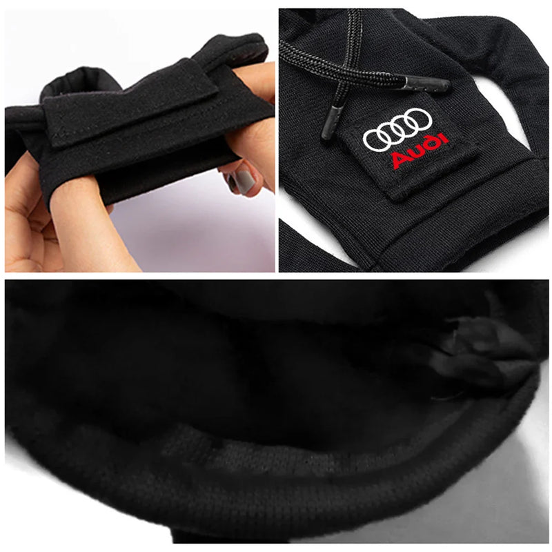 Housse Hoodie Pommeau Vitesse Audi S-line - installé sur véhicule 2 - Becquet Voiture