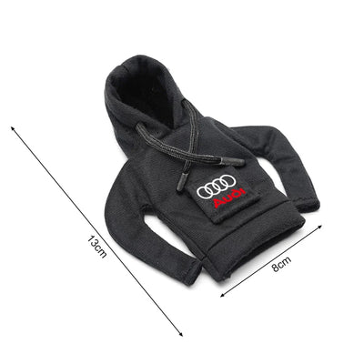 Housse Hoodie Pommeau Vitesse Audi S-line - vue de trois-quarts 2 - Becquet Voiture