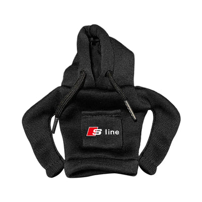 Housse Hoodie Pommeau Vitesse Audi S-line - vue rapprochée - Becquet Voiture
