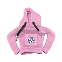 Housse Hoodie Pommeau Vitesse VW R-Line - détail du montage - Becquet Voiture