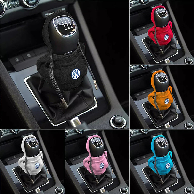 Housse Hoodie Pommeau Vitesse VW R-Line - installé sur véhicule 2 - Becquet Voiture