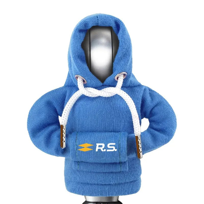 Housse Pommeau Vitesse Renault Logo Personnalisé - vue de face 2 - Becquet Voiture