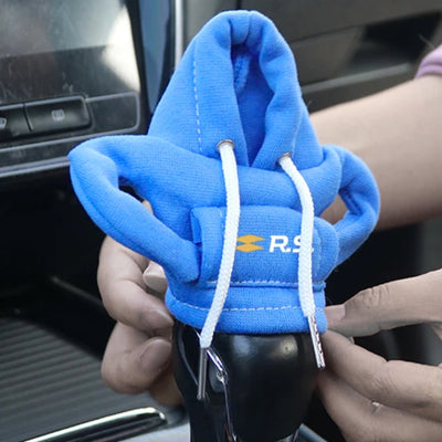 Housse Pommeau Vitesse Renault Logo Personnalisé - vue de profil 2 - Becquet Voiture
