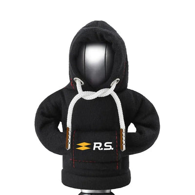 Housse Pommeau Vitesse Renault Logo Personnalisé - vue rapprochée - Becquet Voiture