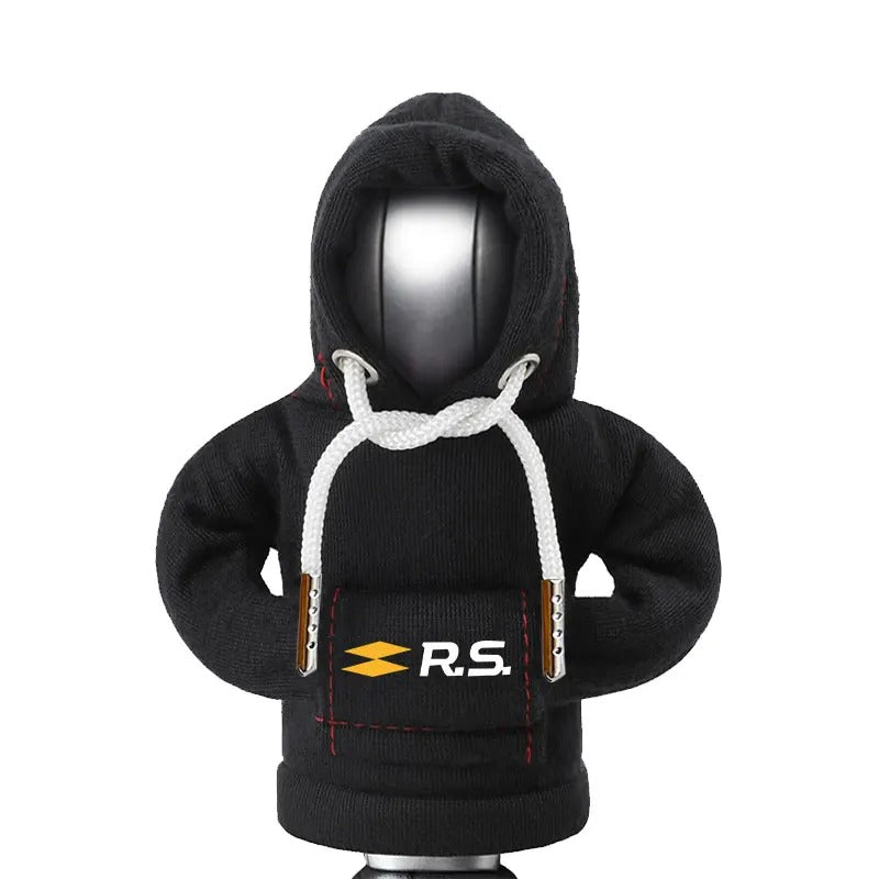 Housse Pommeau Vitesse Renault Logo Personnalisé - vue rapprochée - Becquet Voiture