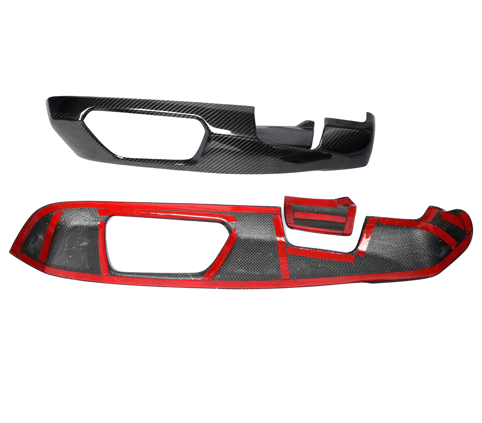 Housse Siège Latérale Carbone BMW M3 M4 F80 F82 - vue de face - Becquet Voiture
