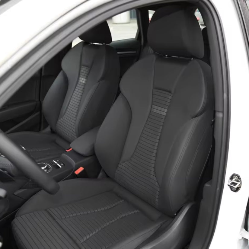 Housse Siege Sur Mesure Audi A3 8V Cuir - vue de face - Becquet Voiture