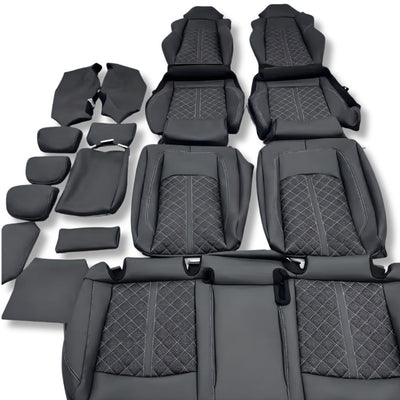 Housse Siege Sur Mesure Audi A3 8Y Cuir - vue de profil - Becquet Voiture