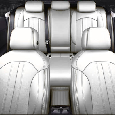 Housse Siege Sur Mesure Audi A3 8Y Cuir - vue de trois-quarts - Becquet Voiture