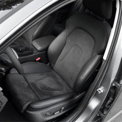 Housse Siege Sur Mesure Audi A4 B8 Sline Cuir - vue de face - Becquet Voiture