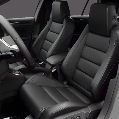 Housse Siege Sur Mesure VW Golf 6 GTI Cuir - vue de face - Becquet Voiture