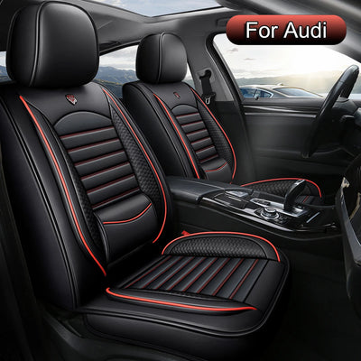 Housses de Siège Auto Cuir Compatibles Audi - packshot studio - Becquet Voiture