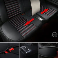 Compatible Leather Car Seat Covers for Audi - rear view - Becquet Voiture