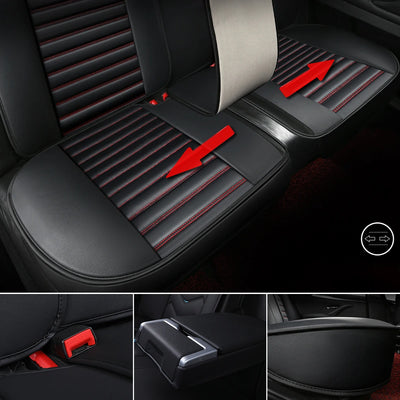Housses de Siège Auto Cuir Compatibles Audi - vue arrière - Becquet Voiture